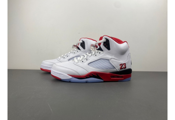Air Jordan 5 “Fire Red Black Tongue” HQ7978-101