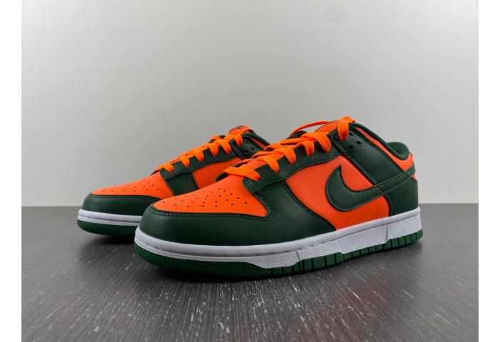 Nike Dunk Low "Miami Hurricanes" DD1391-300