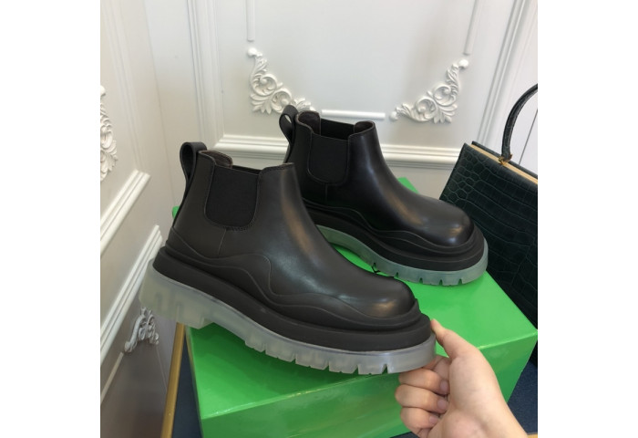 Botteg*Venta Tire Leather Ankle boots