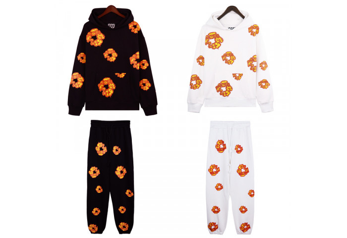 Denim Te*rs Hoodie&Pants