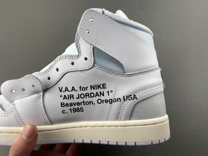 Jordan 1 Retro High Virgil Abloh Archive Alaska AA3834-100