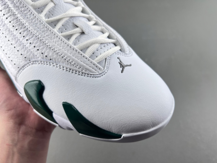 Jordan 14 Retro White Forest Green 311832-131