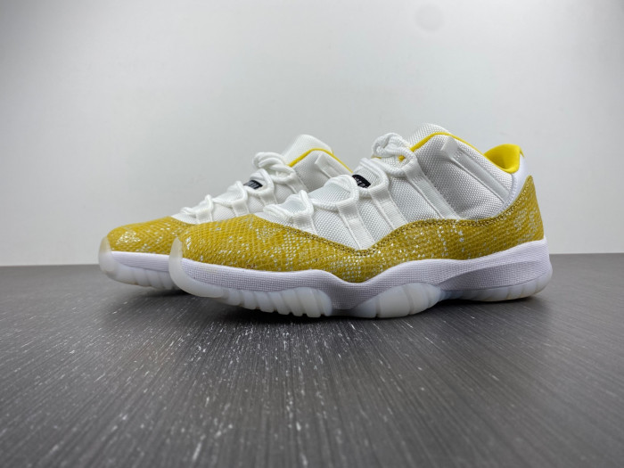 air jordan 11 low “yellow snakeskin” ah7860-107
