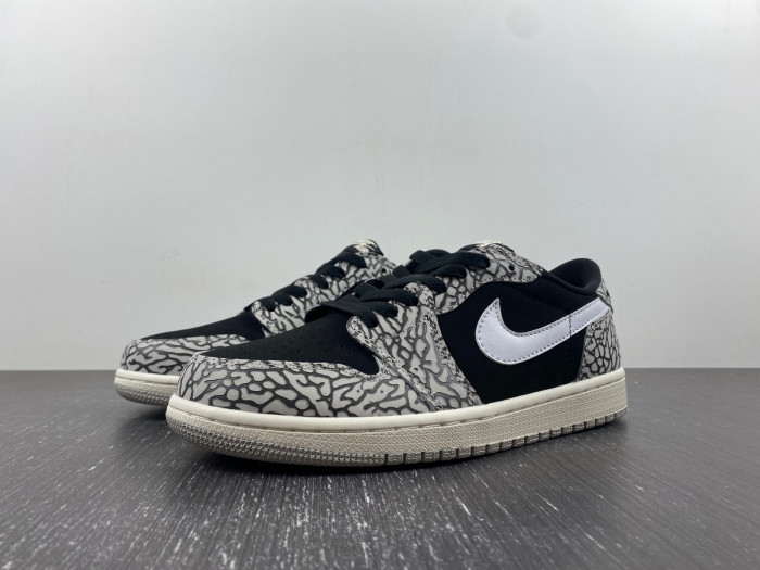 air jordan 1 low og "black cement" cz0790-001