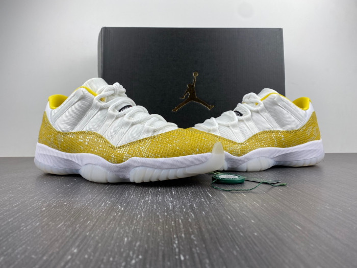 air jordan 11 low “yellow snakeskin” ah7860-107