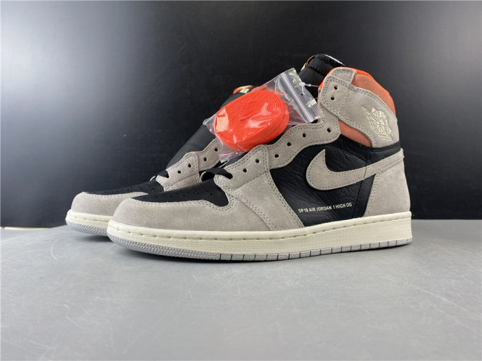 air jordan 1 retro high og ''neutral grey'' - 555088 018