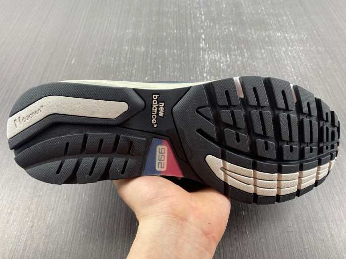 new balance 992 navy grey - m992gg