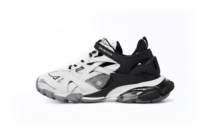 Ba*len*cia*ga track 2 sneaker black and white 568614 w2gn3 1090