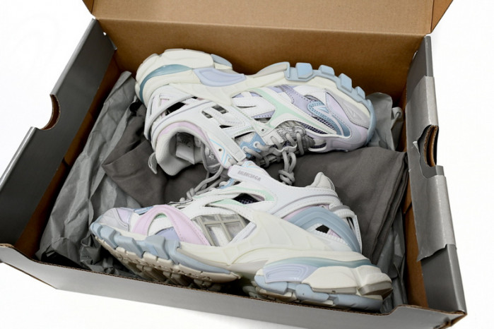 Ba*len*cia*ga track 2 sneaker military black pale white purple 568615 w2gn3 9045