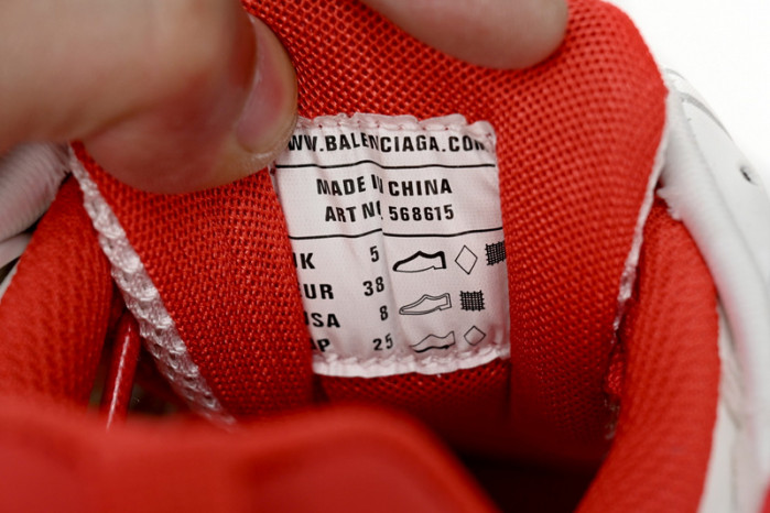 belanciaga Track 2 Sneaker Military Black White Red 568615 W2GN3 1293