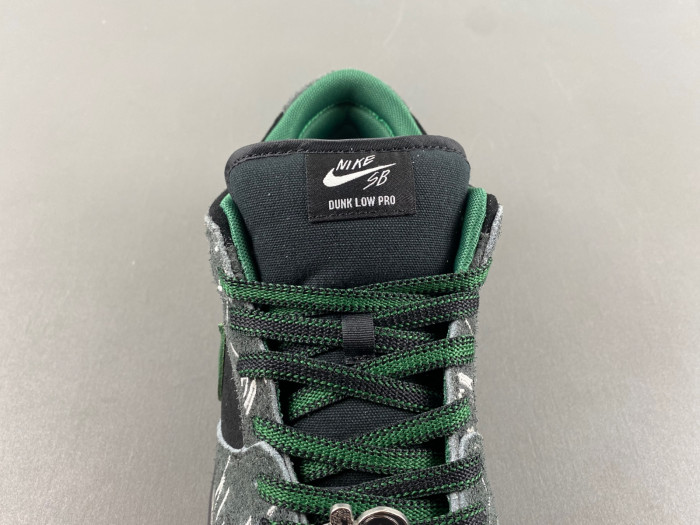 there skateboards x nike sb dunk low hf7743-001