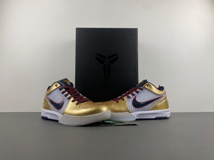 nike kobe 4 protro “gold medal” fq3544-100