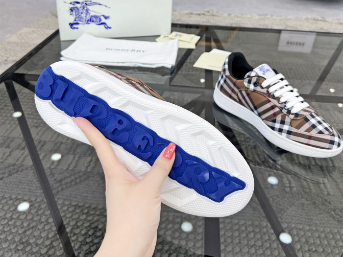 Bur*berry Check Terrace Sneakers