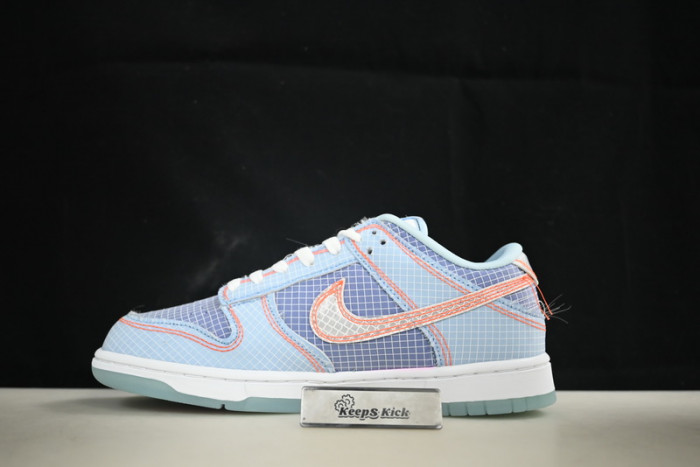 union x nike dunk low “passport pack argon” dj9649-400