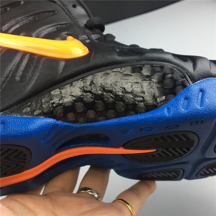 nike air foamposite pro "knicks" (black) - 624041-010