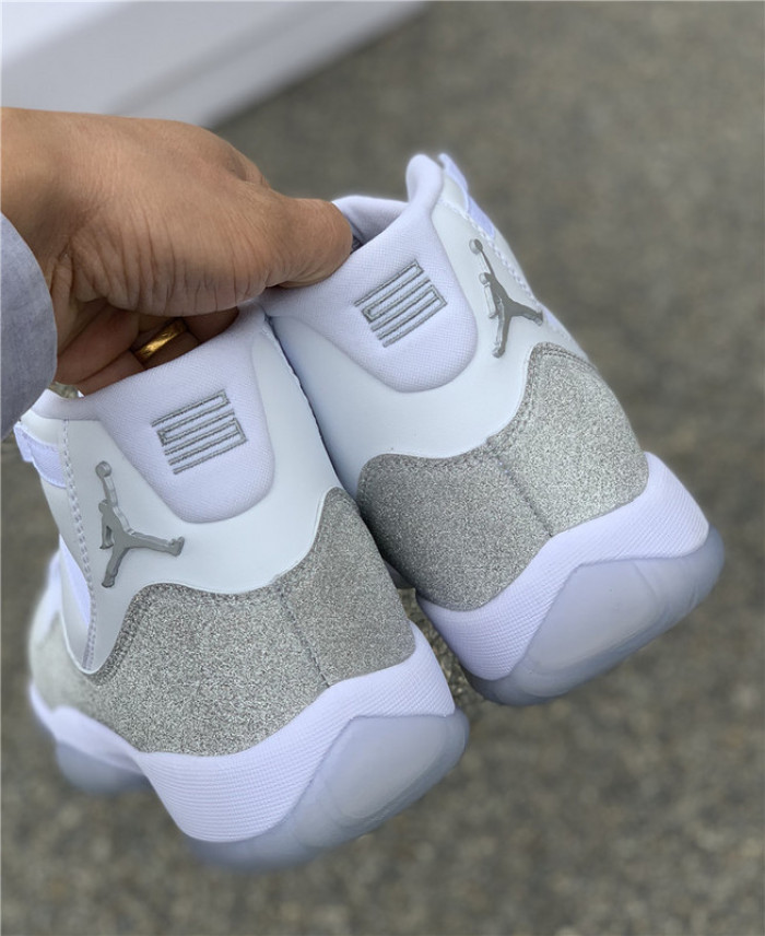 air jordan 11 retro "metallic silver" ar0715 100