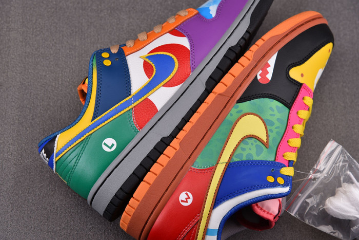 nike dunk low “what the mario”