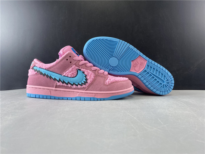 grateful dead x nike sb dunk low pink bear 2020 cj5378-600