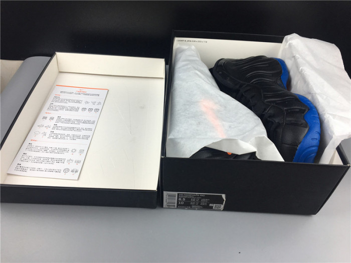 nike air foamposite pro "knicks" (black) - 624041-010