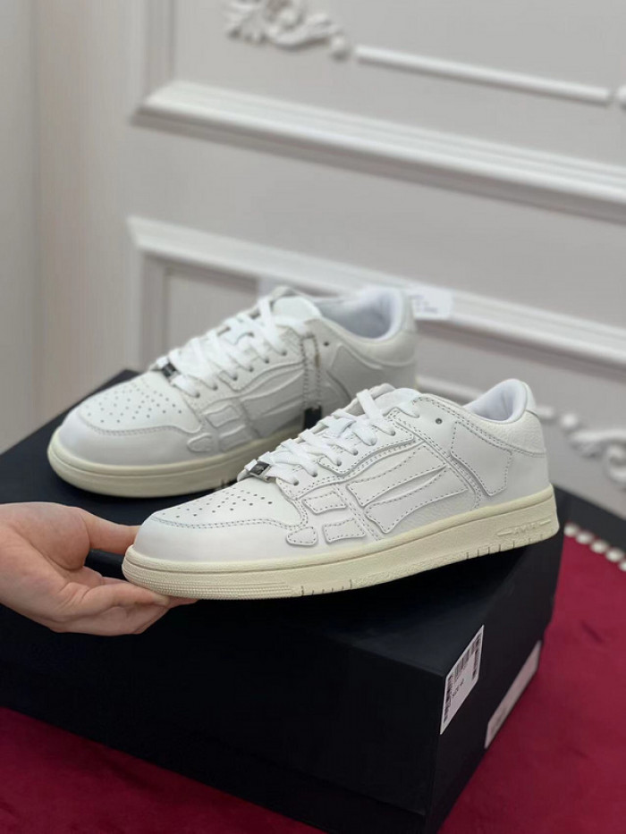 amiri* skel leather sneakers