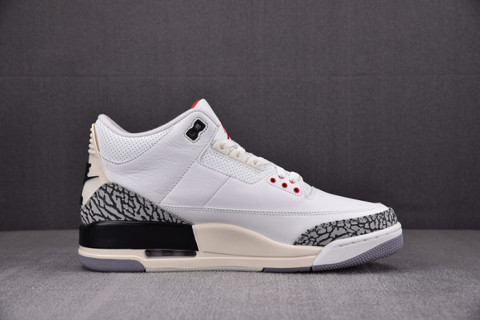 air jordan 3 "white cement" re-imagined dn3707-100