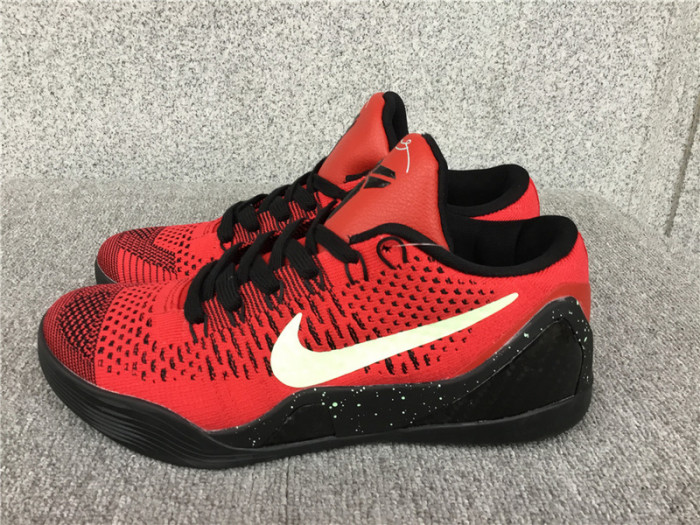 nike kobe 9 elite low university red - 653456-601