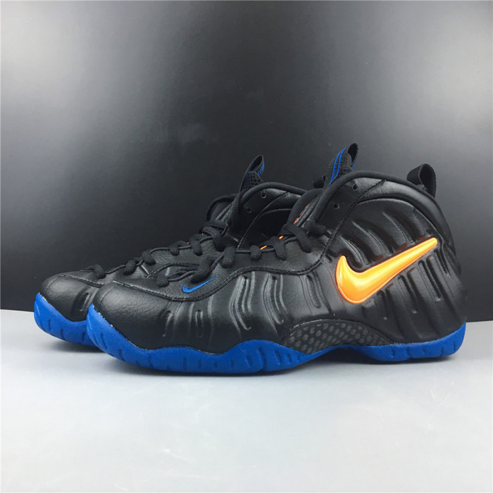 nike air foamposite pro "knicks" (black) - 624041-010