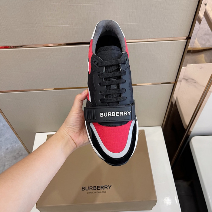 Bur*berry Vintage Check, Leather and Mesh Sneakers