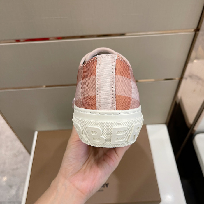 B**rry vintage check cotton sneakers