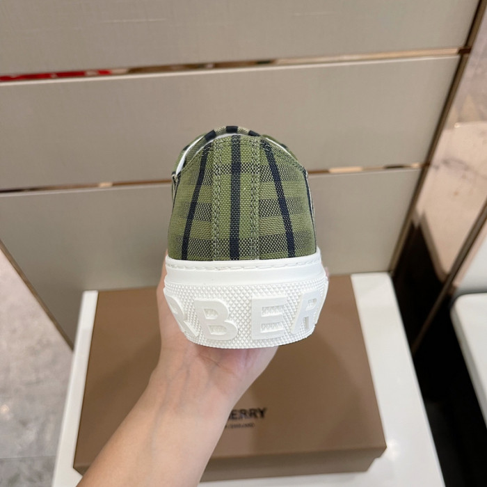 B**rry vintage check cotton sneakers