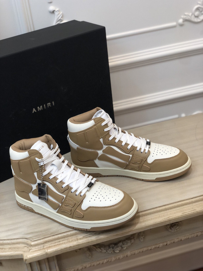 amiri* skel leather sneakers