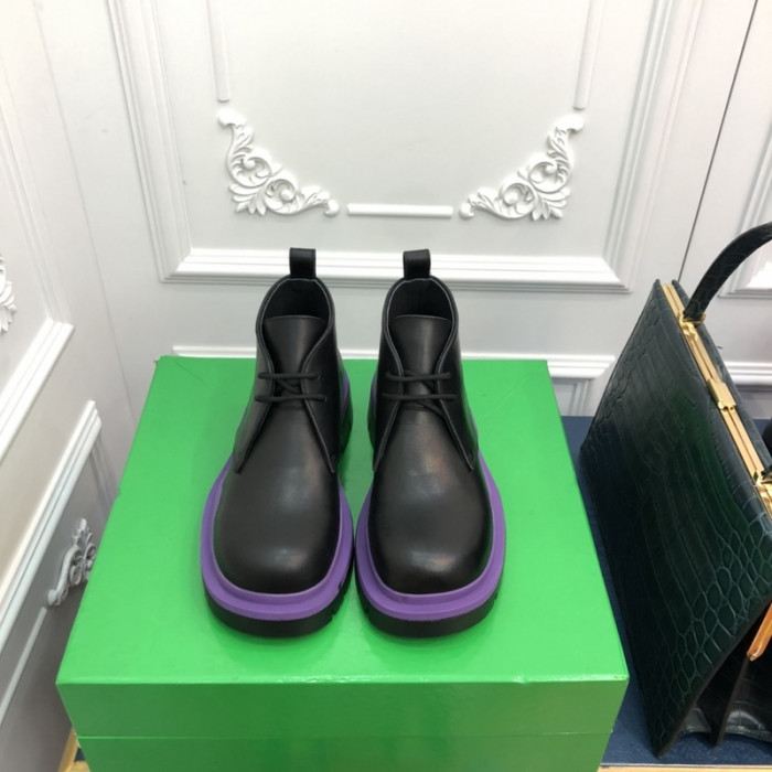 Botteg*Venta Tire Leather Ankle boots