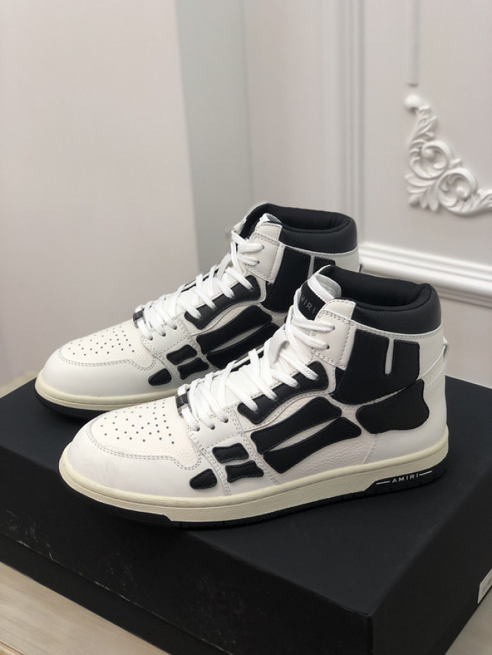 amiri* skel leather sneakers