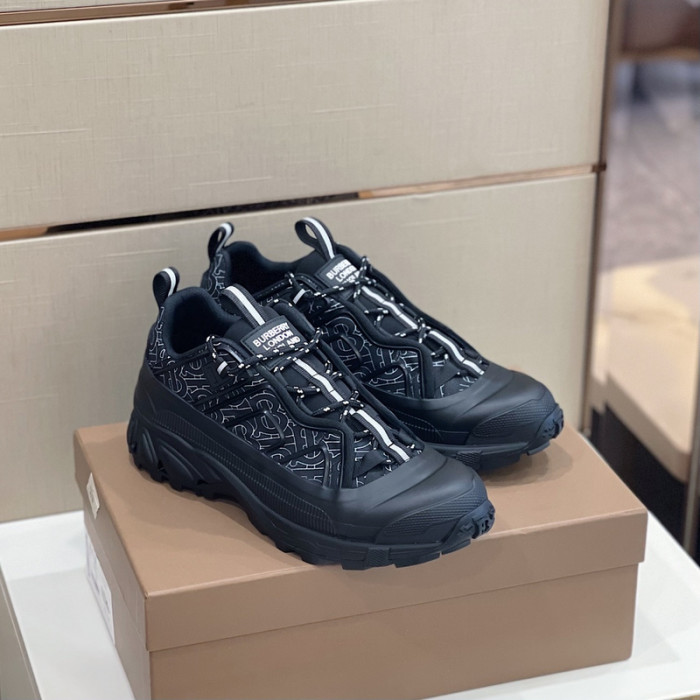 Bur*berry Check Cotton Arthur Sneakers