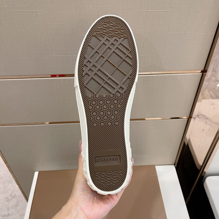 B**rry vintage check cotton sneakers