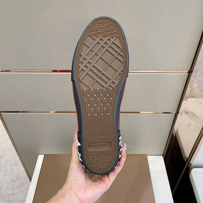 B**rry vintage check cotton sneakers