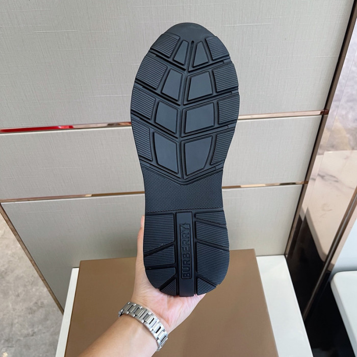 Bur*berry Vintage Check, Leather and Mesh Sneakers