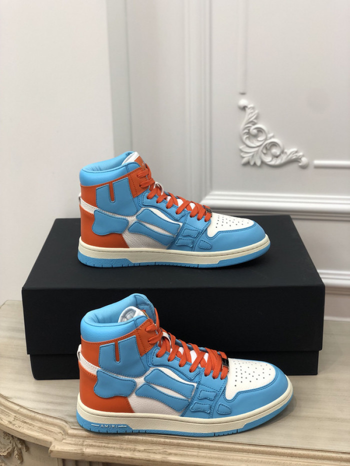 amiri* skel leather sneakers