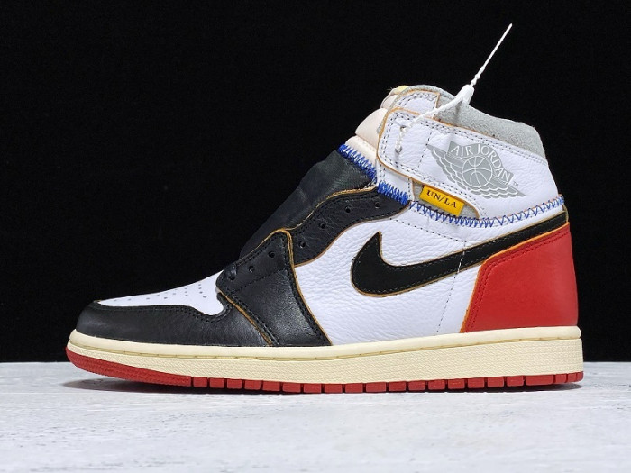 union x air jordan 1 retro high ''black toe'' - bv1300 106