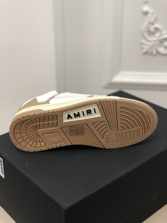amiri* skel leather sneakers