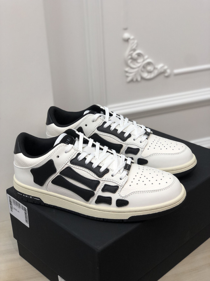 amiri* skel leather sneakers