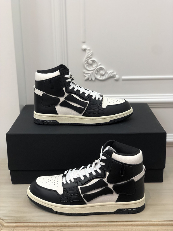 amiri* skel leather sneakers