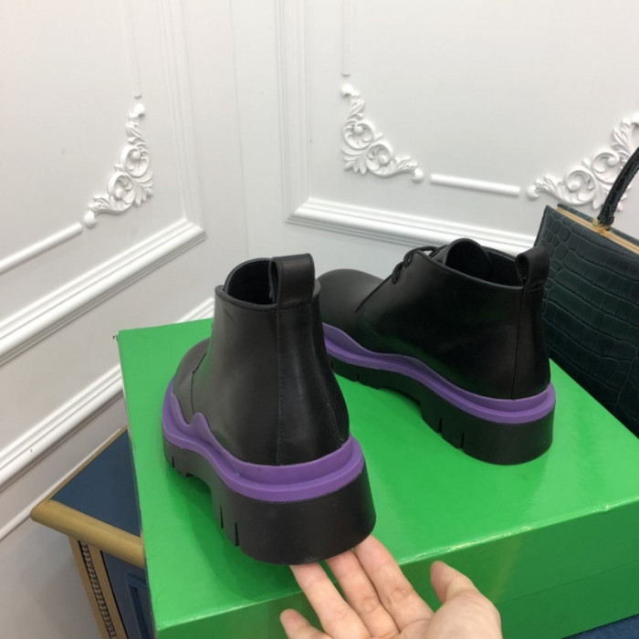 Botteg*Venta Tire Leather Ankle boots