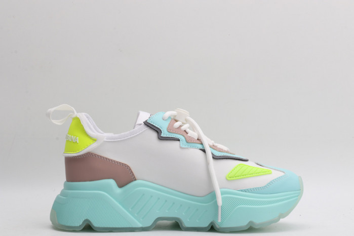 mixed-material daymaster sneakers