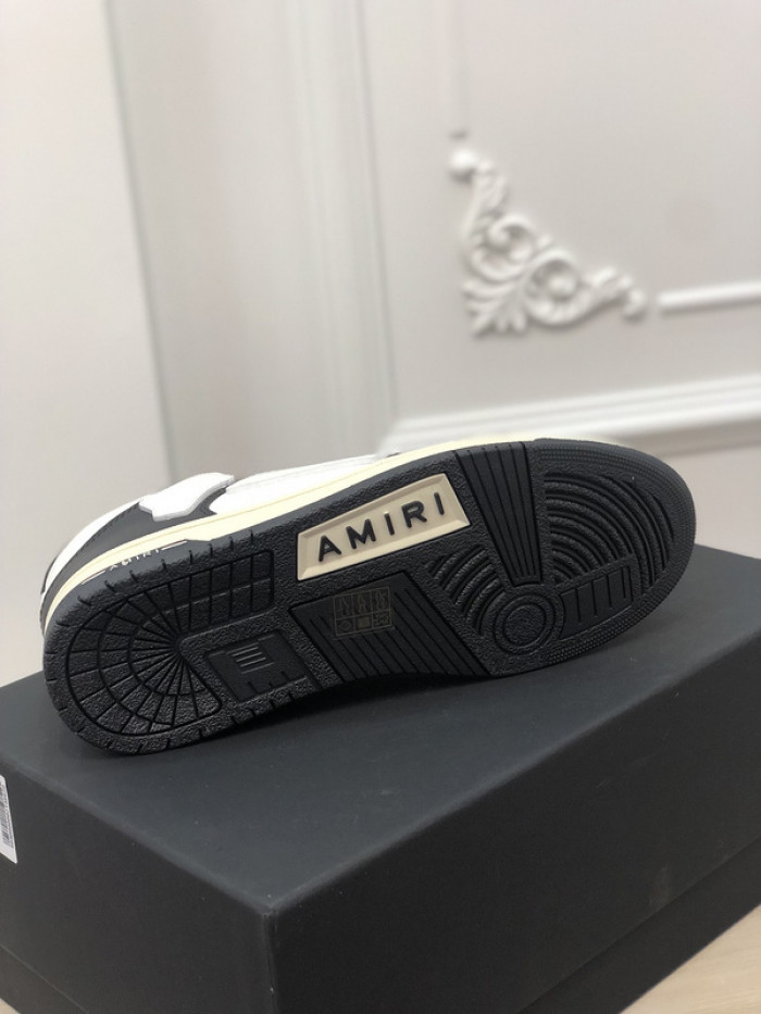amiri* skel leather sneakers