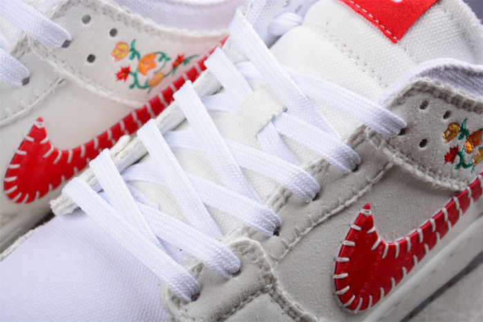 nike sb dunk low n7 sail university red fd6951-700