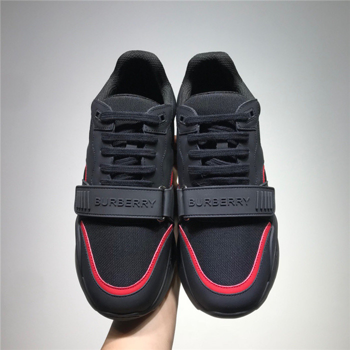 Bur*berry Vintage Check, Leather and Mesh Sneakers