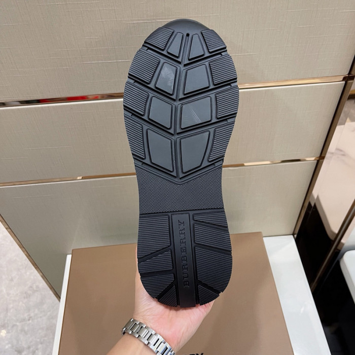 Bur*berry Vintage Check, Leather and Mesh Sneakers