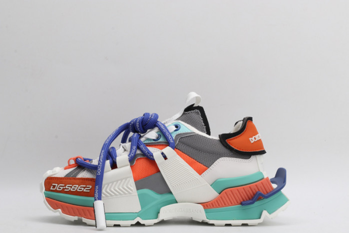 mixed-material space sneakers