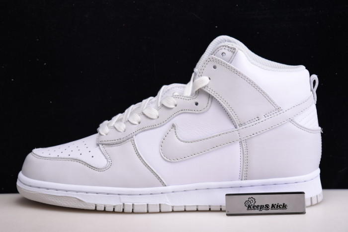 nike dunk high retro white vast grey (2021) - dd1399-100